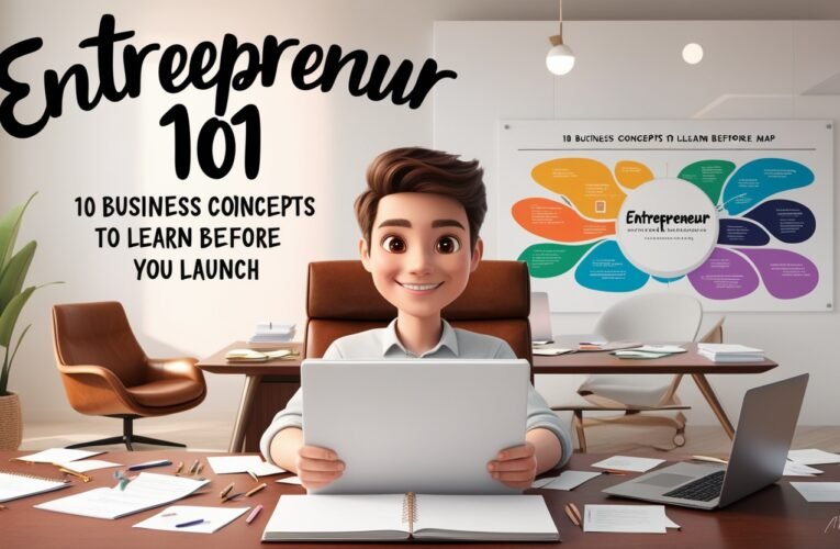 Entrepreneur 101: 10 Business Concepts to Learn Before You Launch