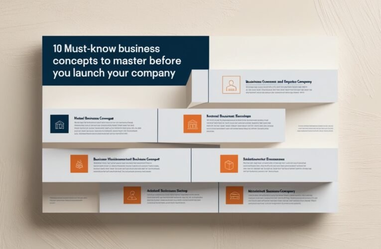 10 Must-Know Business Concepts to Master Before You Launch Your Company
