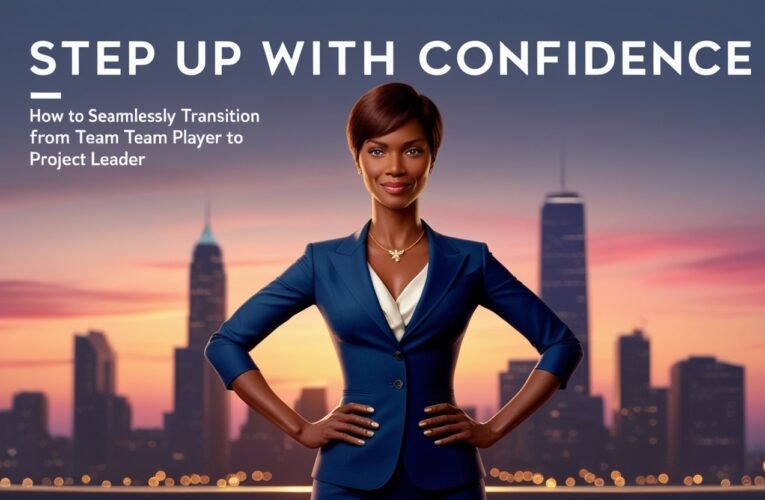 Step Up with Confidence: How to Seamlessly Transition from Team Player to Project Leader